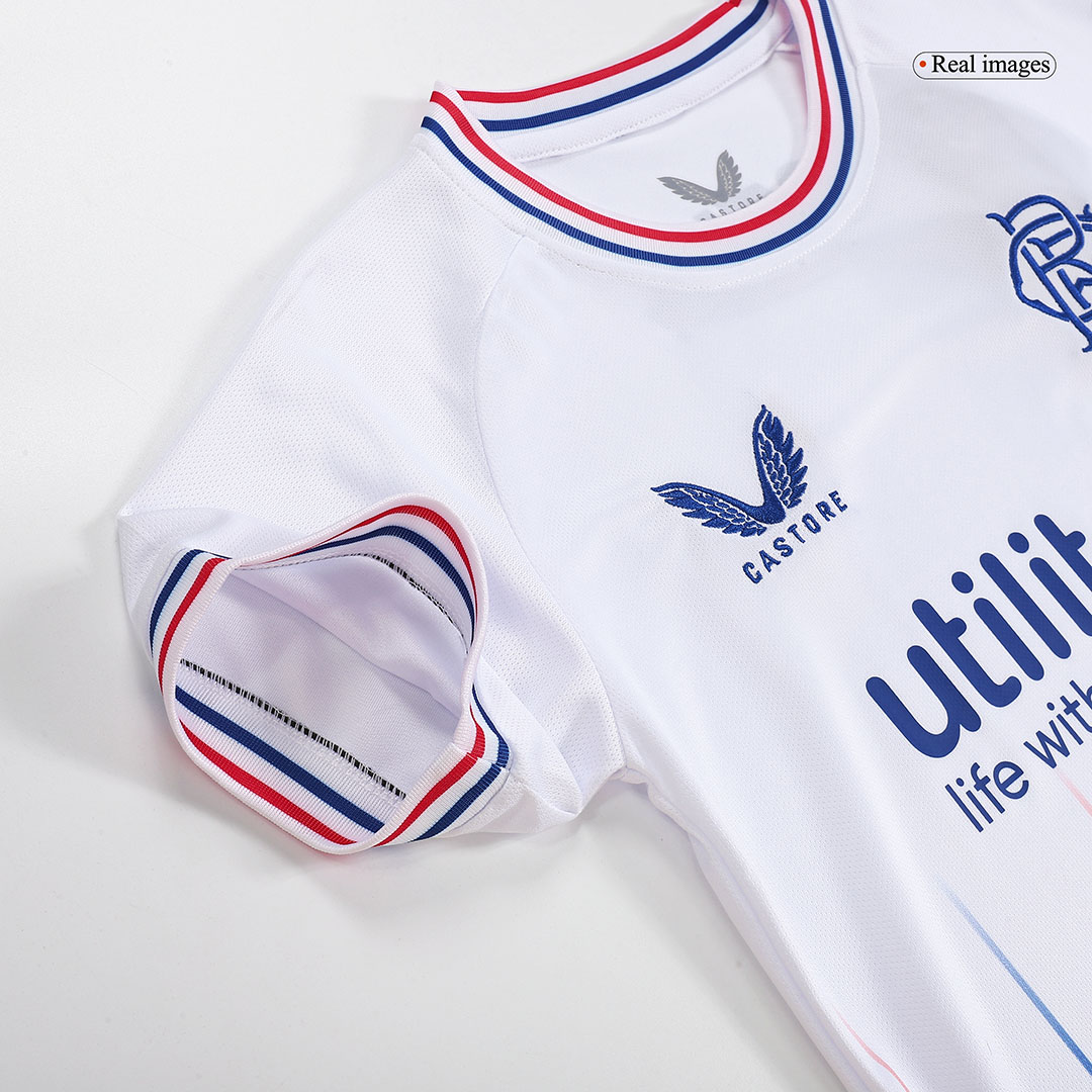 Kids Glasgow Rangers Away Kit Jersey+Shorts 2023/24