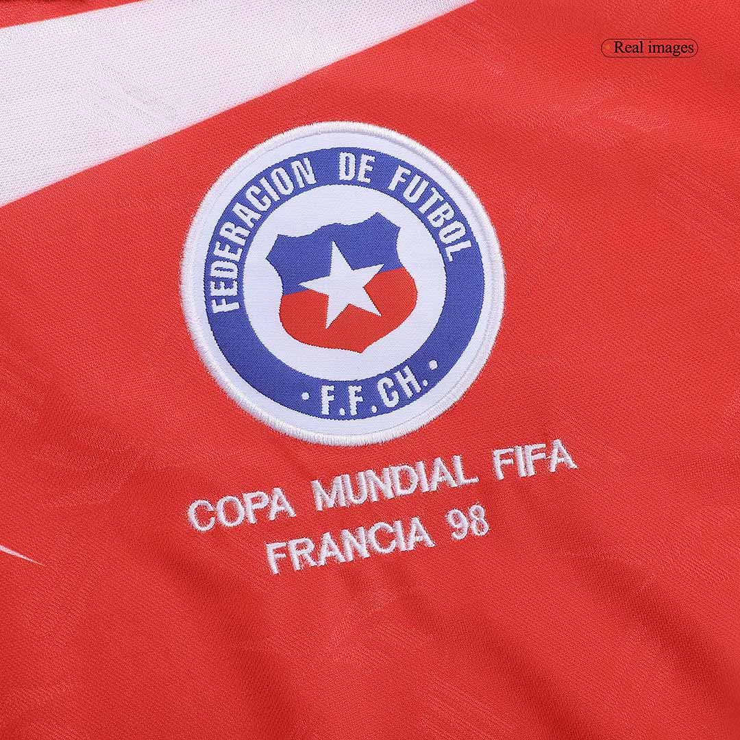 Chile Retro Jersey Home World Cup 1998