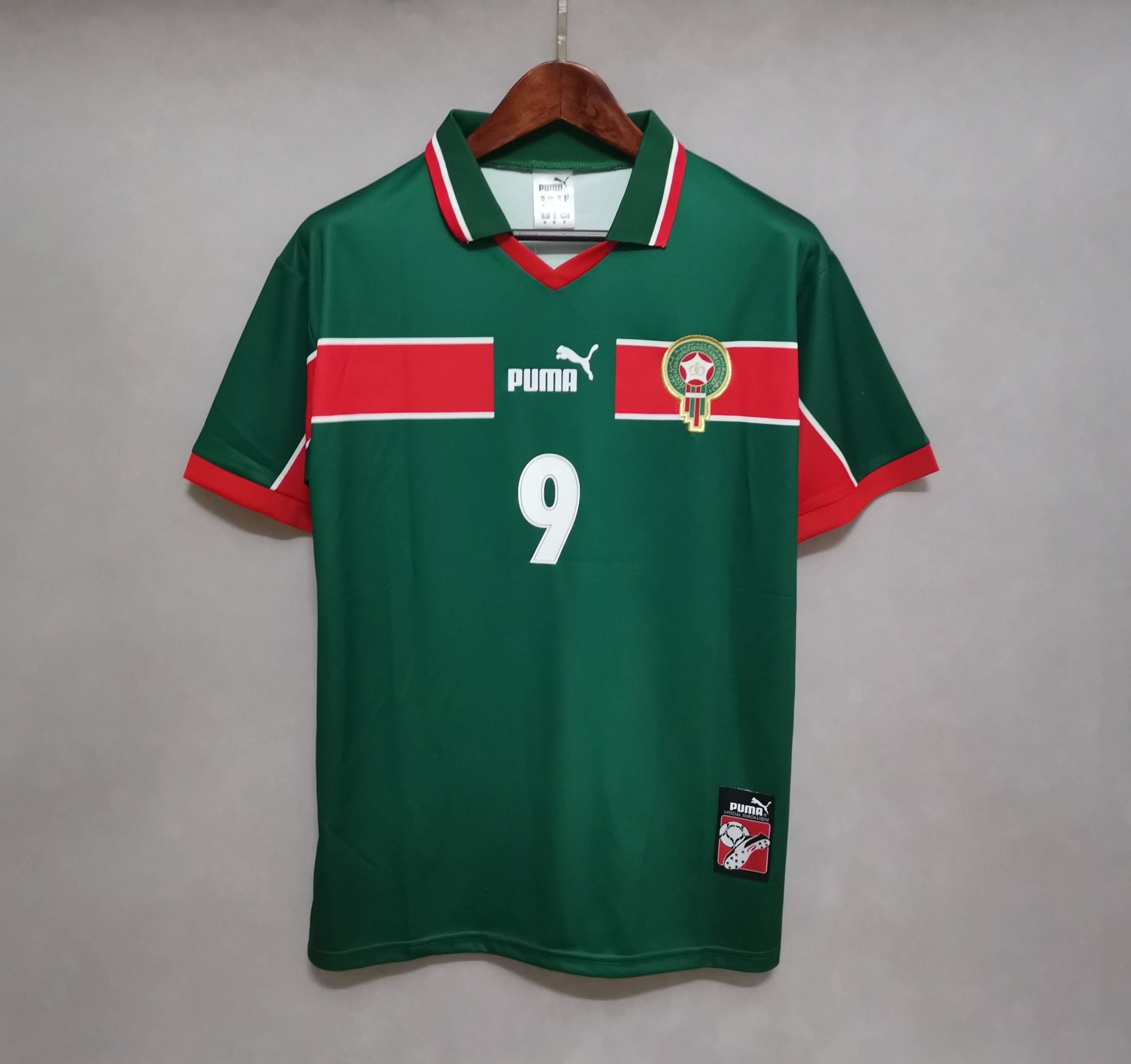 Morocco Rrtro Jersey Home World Cup 1998