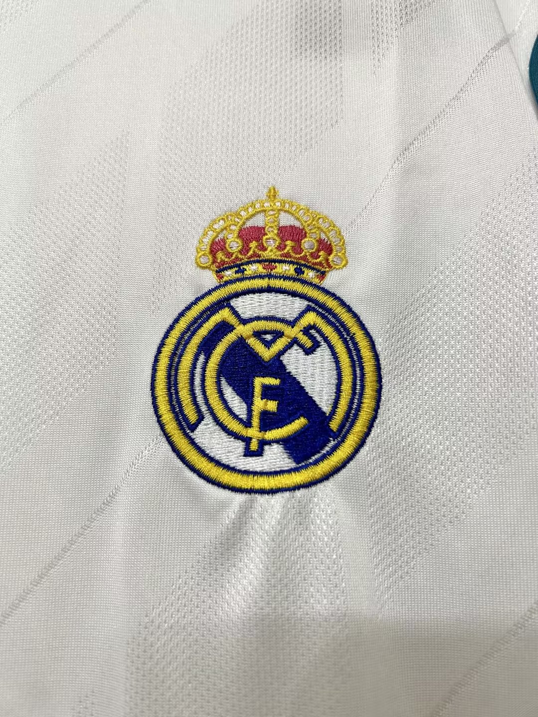 Real Madrid Retro Home Long Sleeve Jersey 2017/18