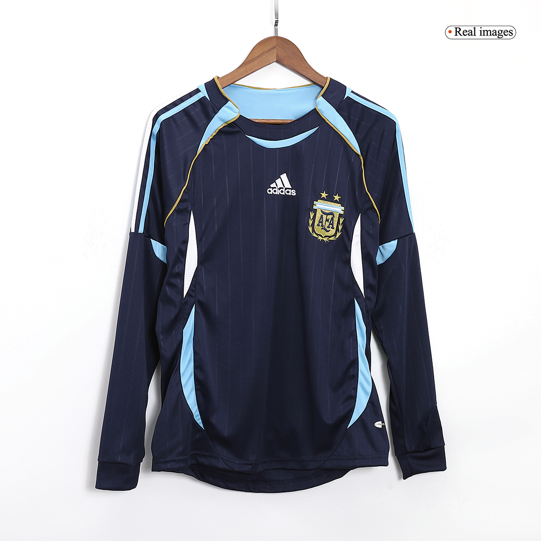 Retro Argentina Away Long Sleeve Jersey 2006