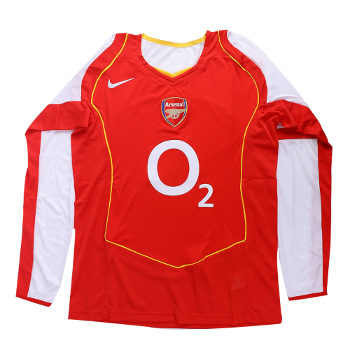 Arsenal Retro Home Long Sleeve Jersey 2004/05