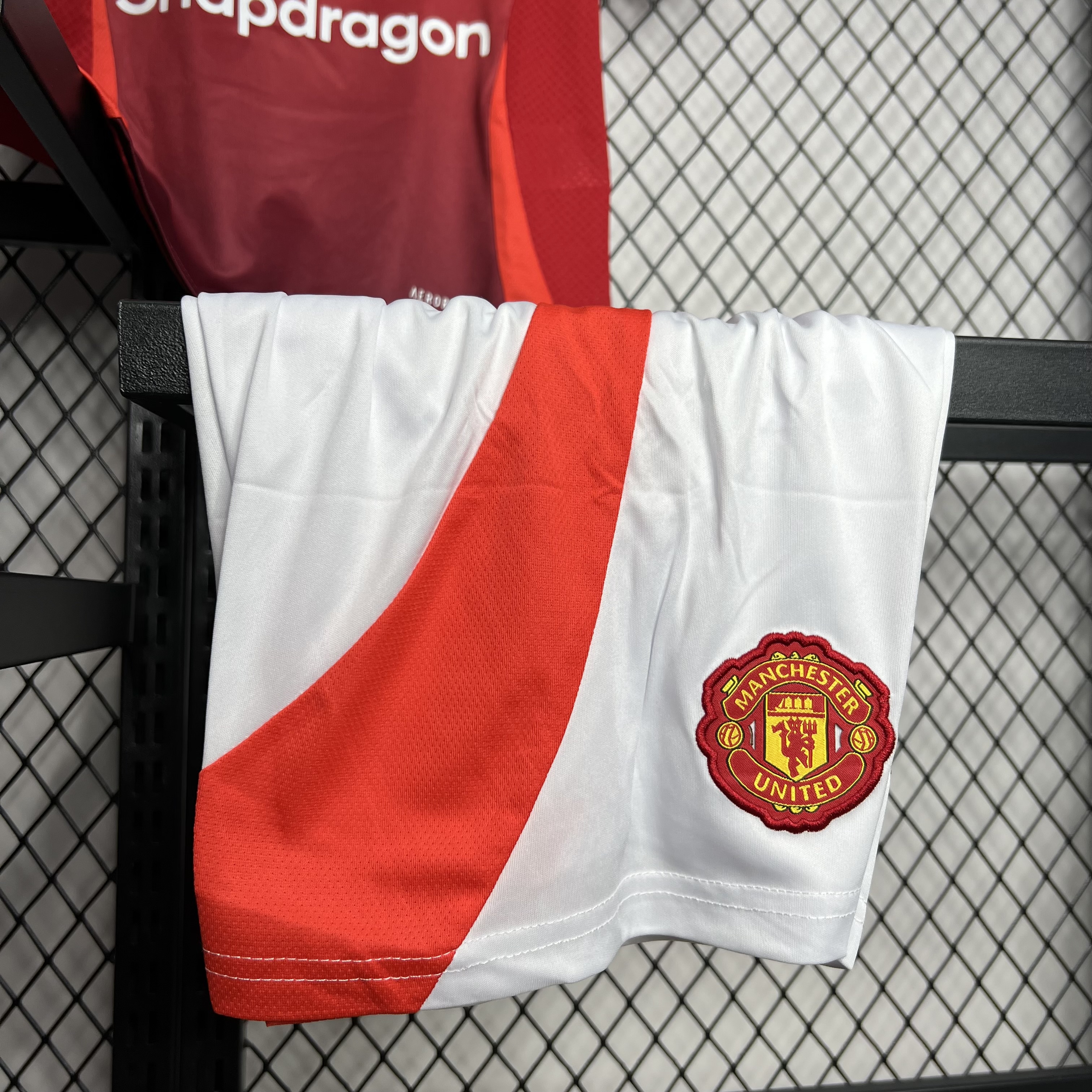 Kids Manchester United Home Kit(Jersey+Shorts) 2024/25