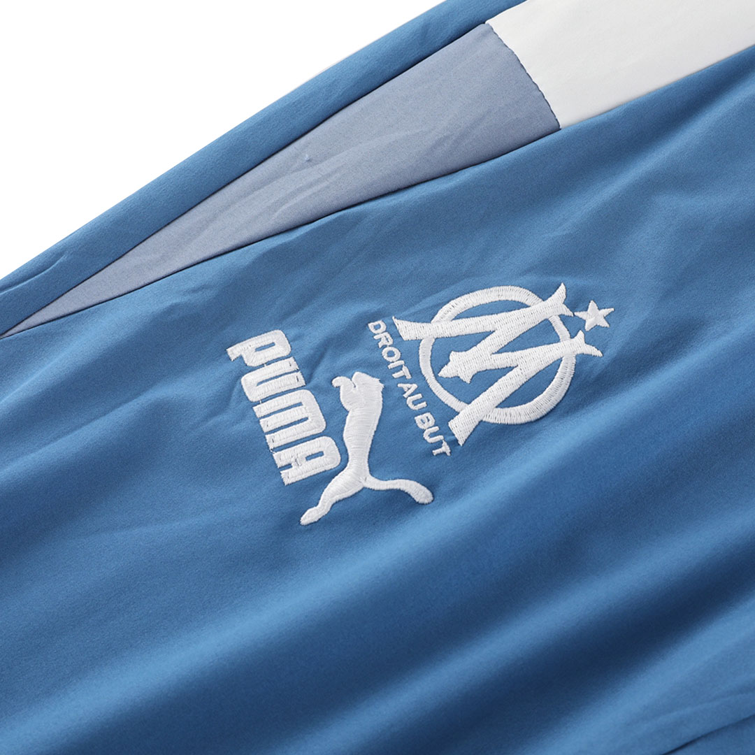 Marseille Hoodie Training Kit (Jacket+Pants) Blue 2023/24