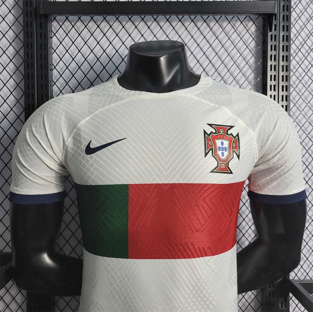 Portugal Soccer Jersey Away Replica Player Version World Cup 2022