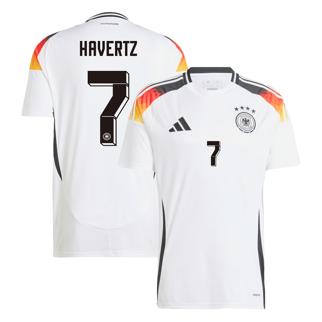 Germany Home KROOS #8 MUSIALA #10 HAVERTZ #7 WIRTZ #17 Jersey EURO 2024