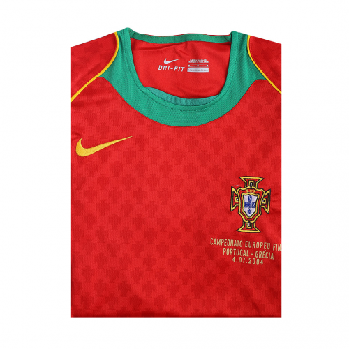 Portugal Retro Jersey Home Euro Cup 2004