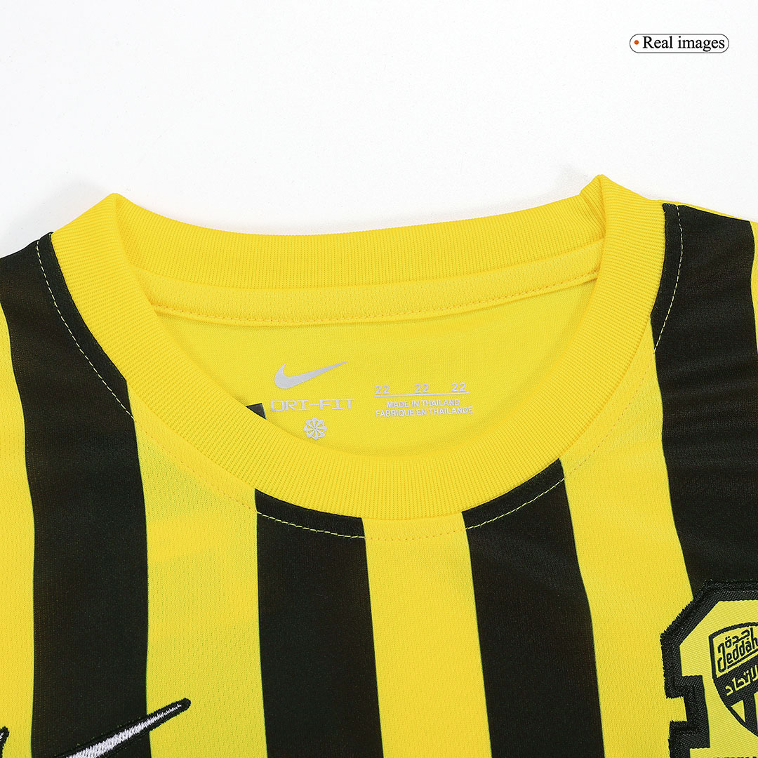 Kids Al-Ittihad Saudi Home Kit Jersey+Shorts 2022/23