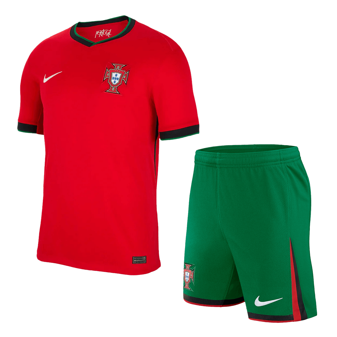 Portugal Home Kit(Jersey+Shorts) Euro 2024