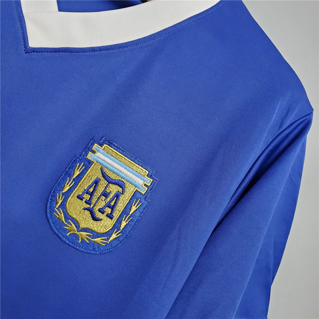 Argentina Retro Jersey Away World Cup 1986