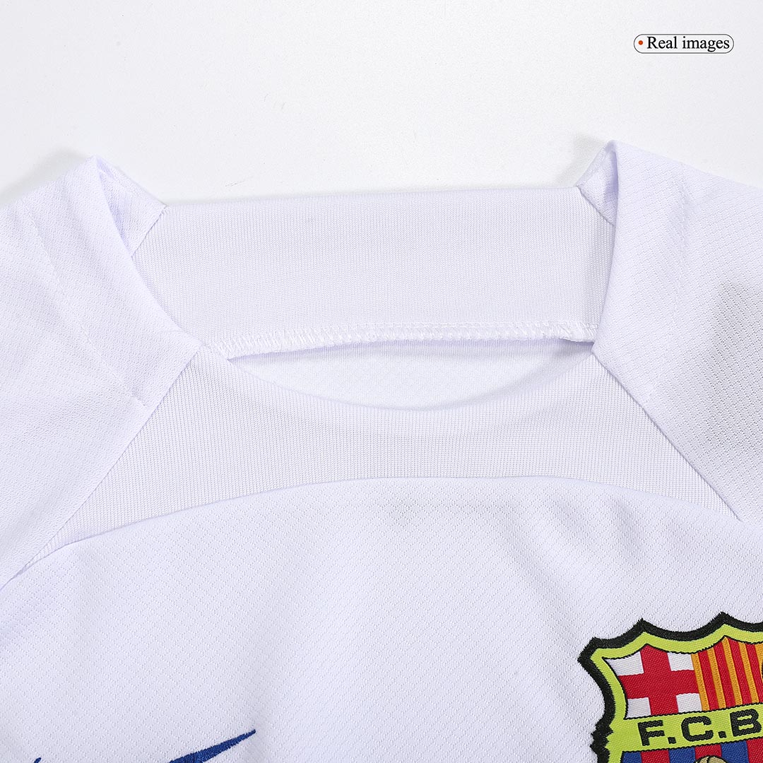 Kids Barcelona Away Jersey Kit 2023/24