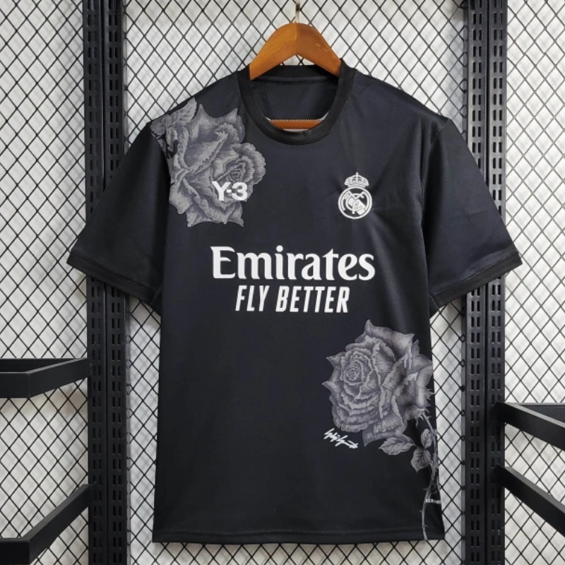 Real Madrid Y-3 Fourth Jersey Black Kit 23/24