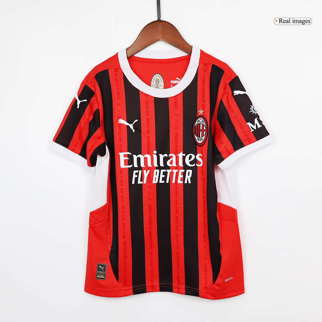Kids AC Milan Home Jersey Kit 2024/25 Youth Apparels