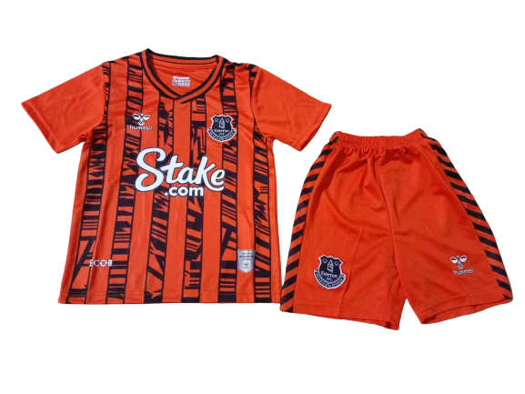 Kids Everton Away Kit Jersey+Shorts 2023/24