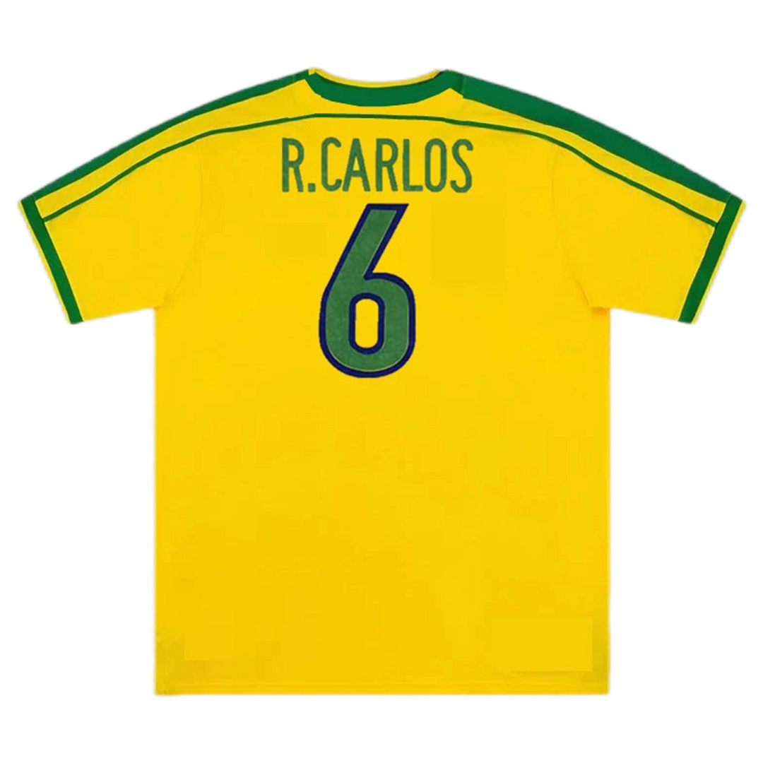 Brazil Retro Jersey Home World Cup 1998