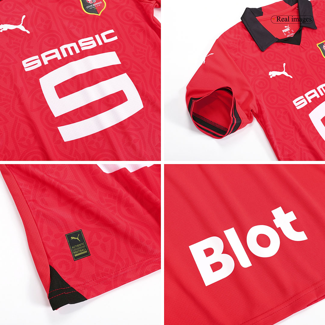 Kids Stade Rennais Home Kit Jersey+Short 2023/24