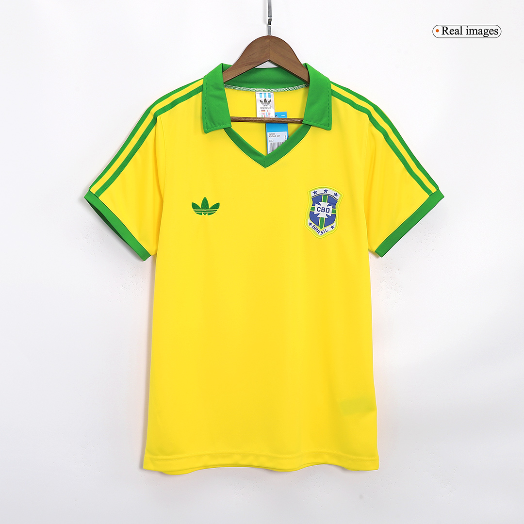 Brazil Retro Home Jersey 1977