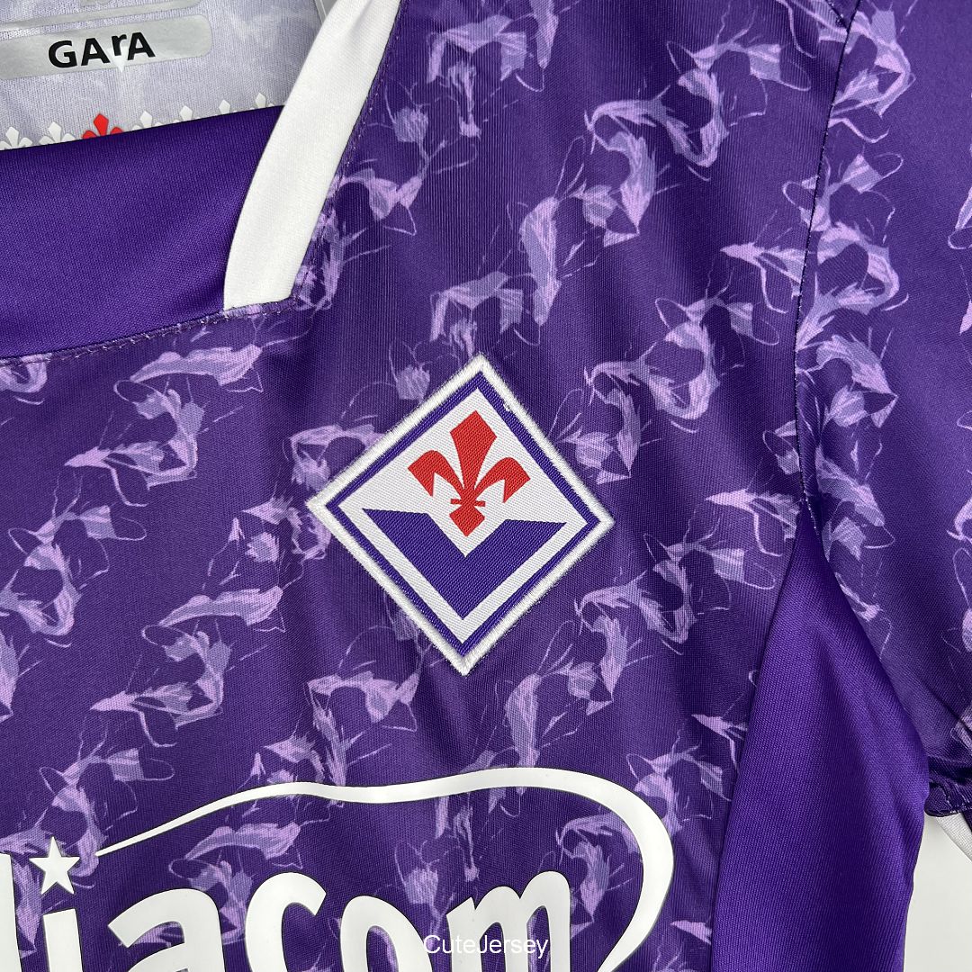 Kids Fiorentina Home Kit Jersey+Short 2023/24