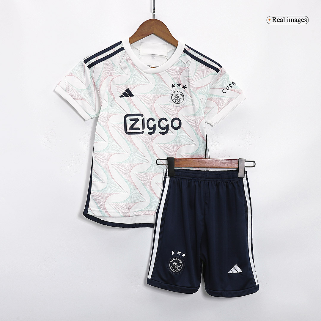 Kids Ajax Away Jersey Kit 2023/24