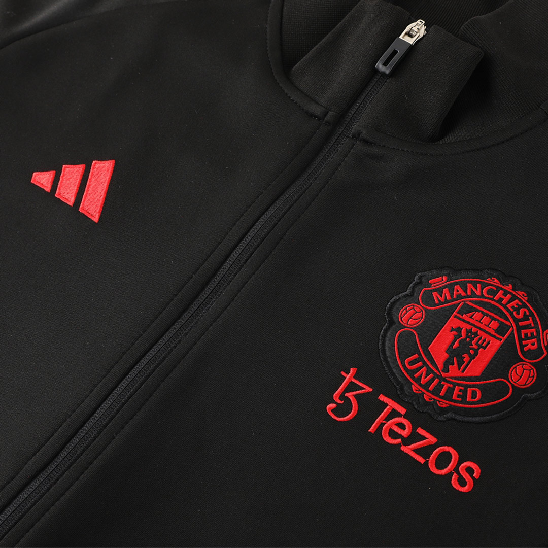 Manchester United Training Kit (Jacket+Pants) Black 2023/24