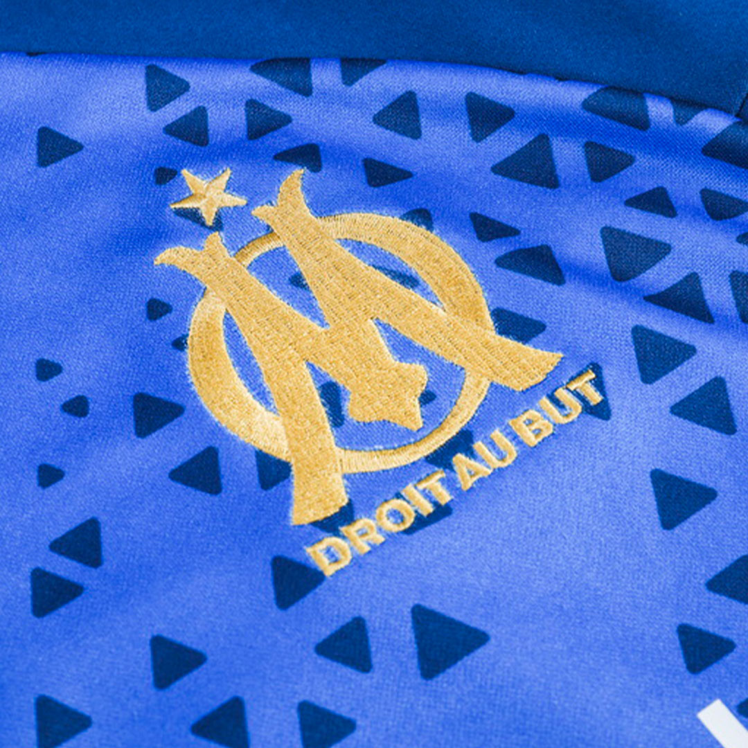 Marseille Zipper Sweatshirt Kit(Top+Pants) Blue 2023/24