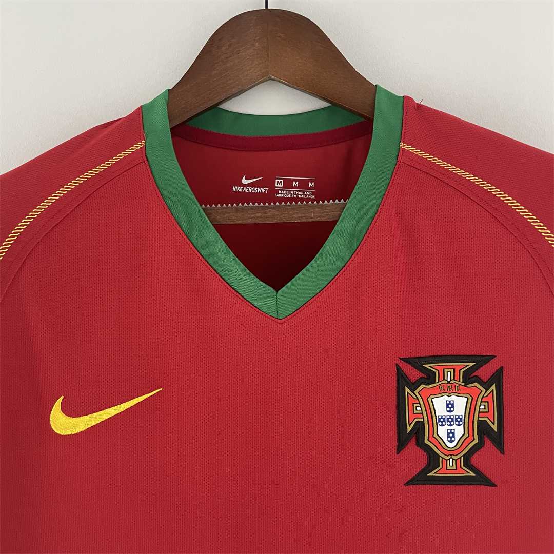 Portugal Retro Jersey Home World Cup 2006