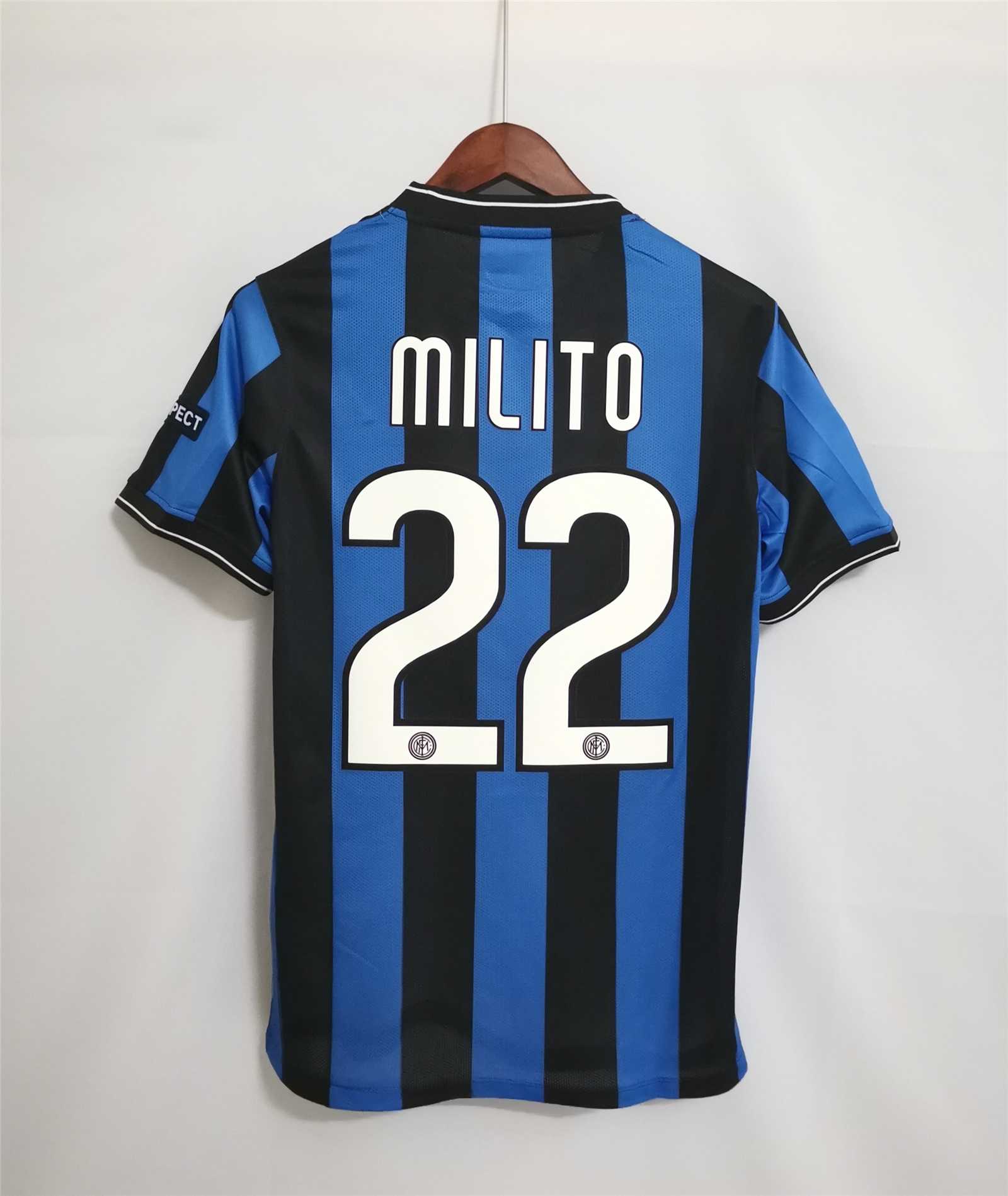 Inter Milan UCL Final Retro Home Jersey 2009/10