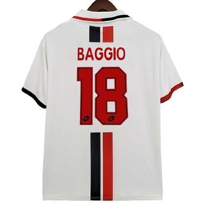 AC Milan BAGGIO #18 Retro Jersey Away Replica 1996/97