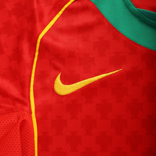 Portugal Retro Jersey Home Euro Cup 2004