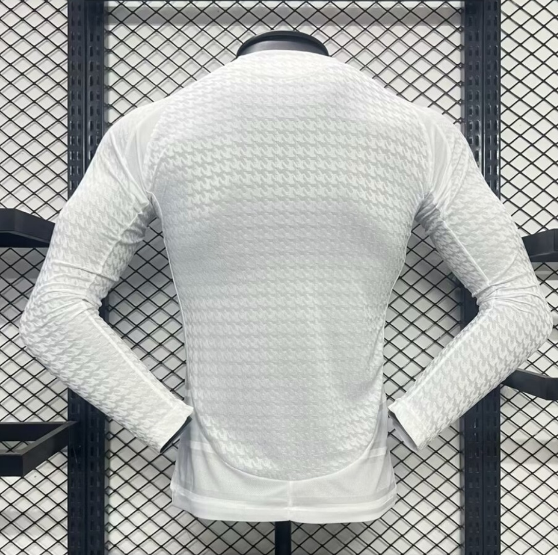 Real Madrid Home Long Sleeve Jersey Player Version 2024/25