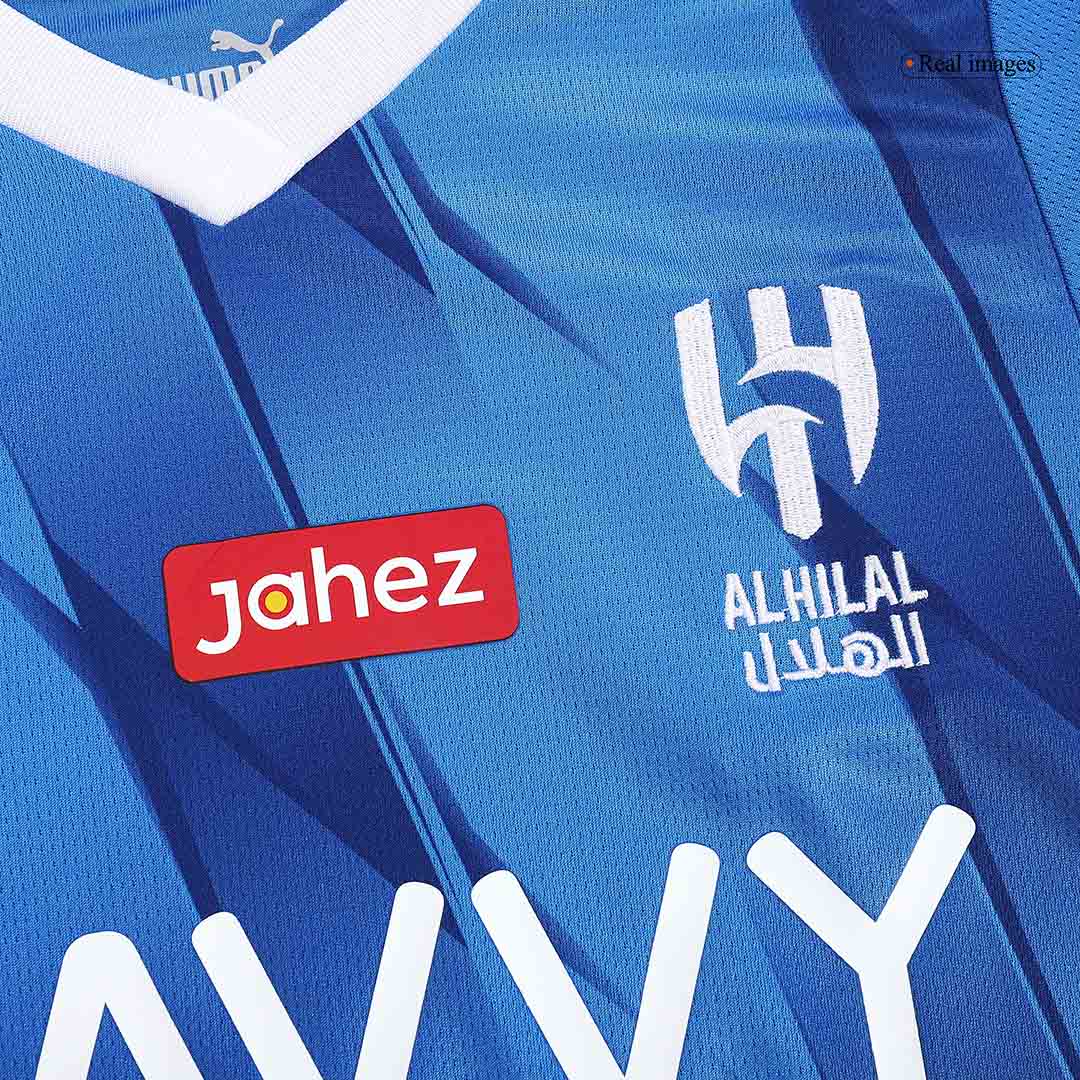 Kids Al Hilal Home Jersey Kit(Jersey+Shorts) 2023/24