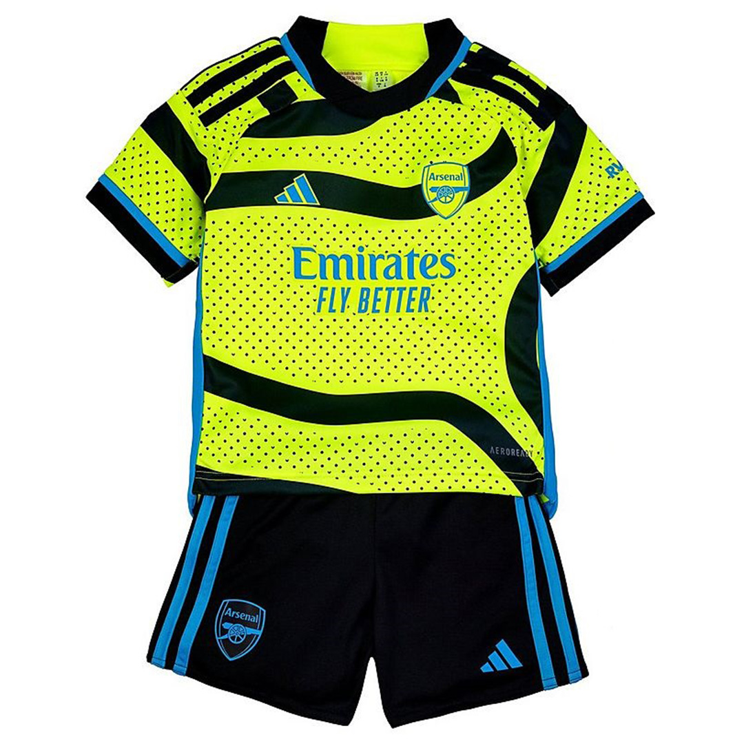 Kids Arsenal Away Kit Jersey+Shorts 2023/24