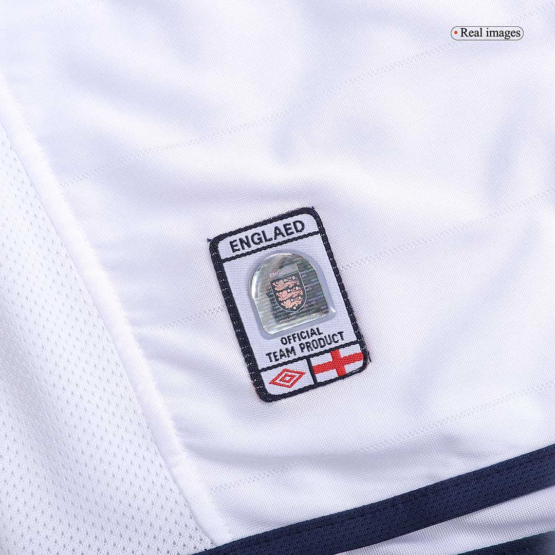 England Retro Jersey Home Replica Euro Cup 2004