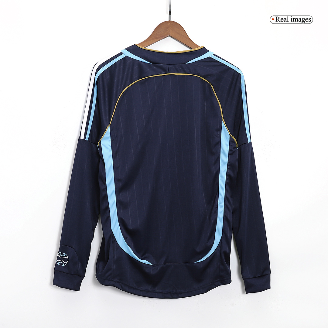 Retro Argentina Away Long Sleeve Jersey 2006