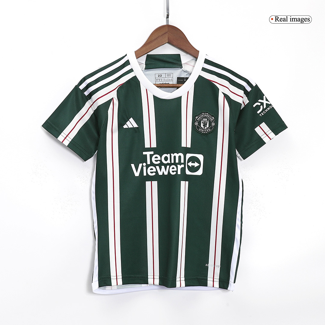 Kids Manchester United Away Jersey Kit 2023/24