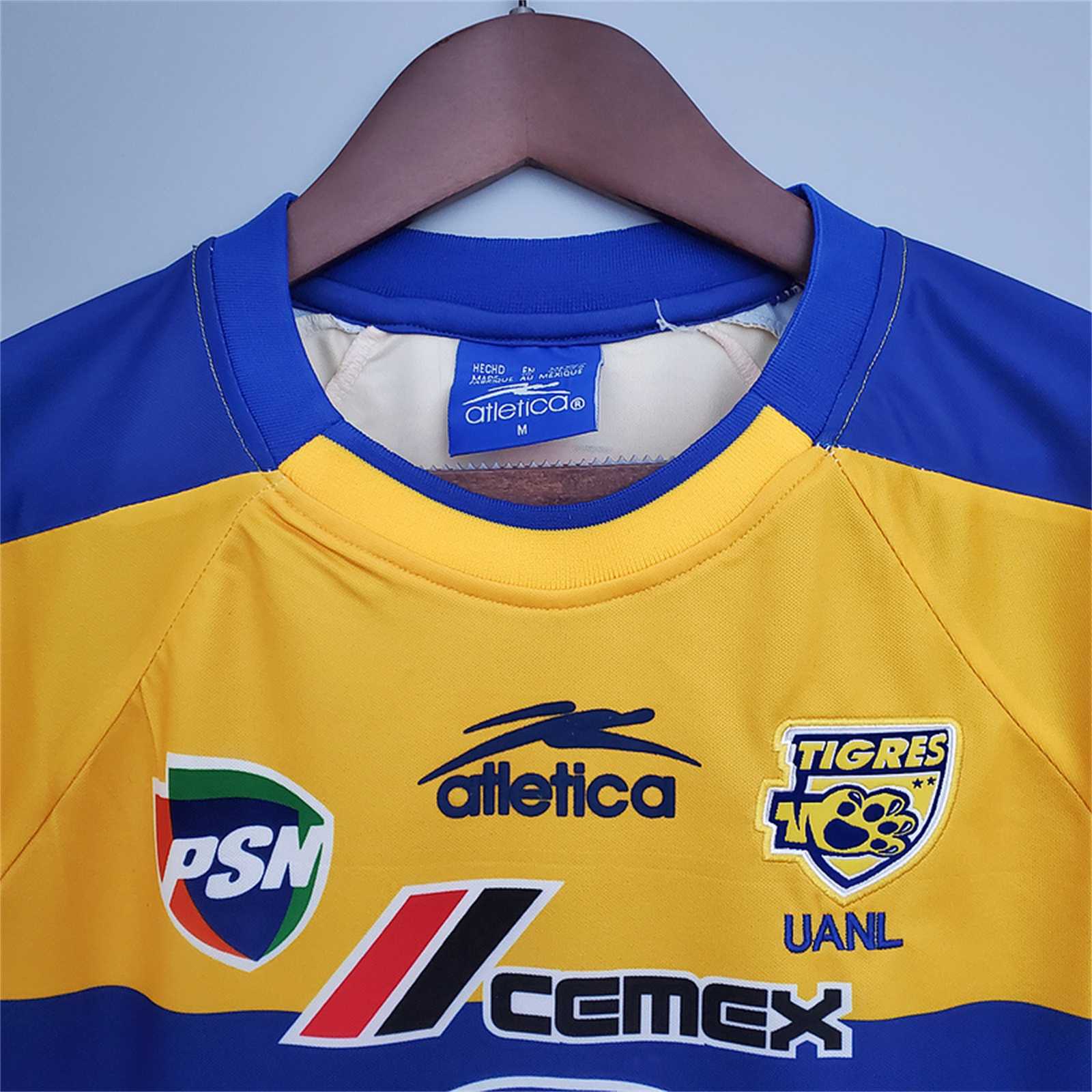 Tigres UANL Retro Jersey Home 2001/02