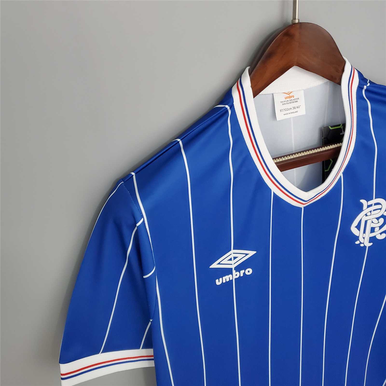 Glasgow Rangers Retro Jersey Home 1982/83