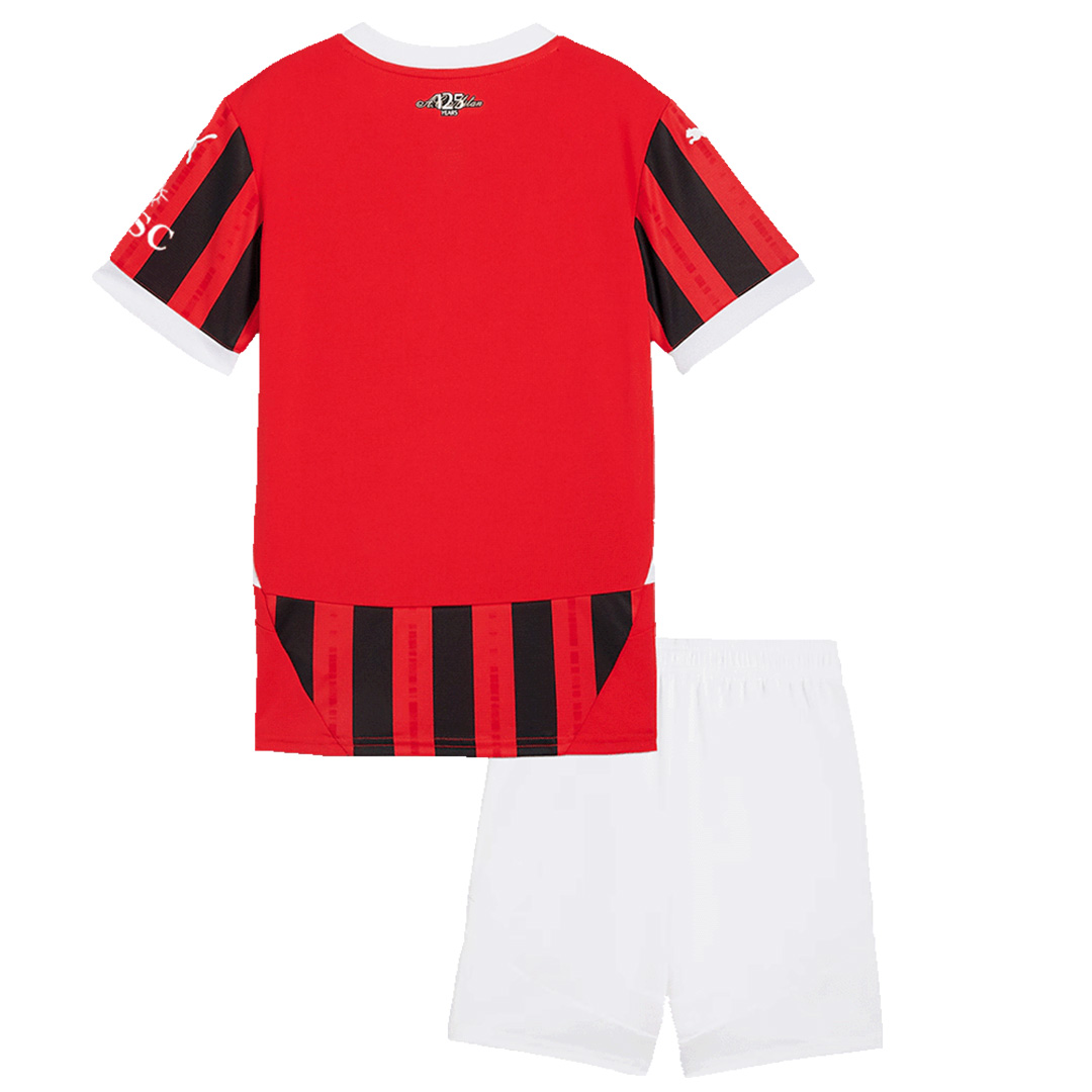 Kids AC Milan Home Jersey Kit 2024/25 Youth Apparels