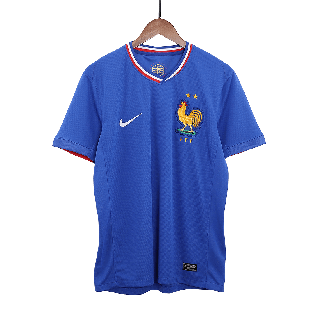 France Home Jersey Euro 2024 MBAPPE #10 GIROUD #9 GRIEZMANN #7 Soccer Apparel