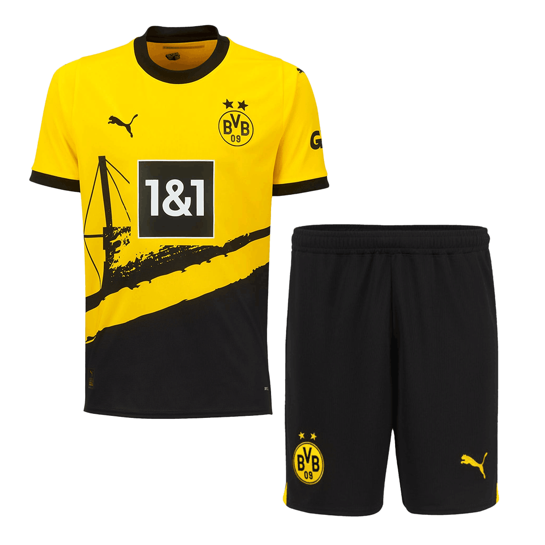Borussia Dortmund Home Whole Kit Jersey+Shorts+Socks 2023/24
