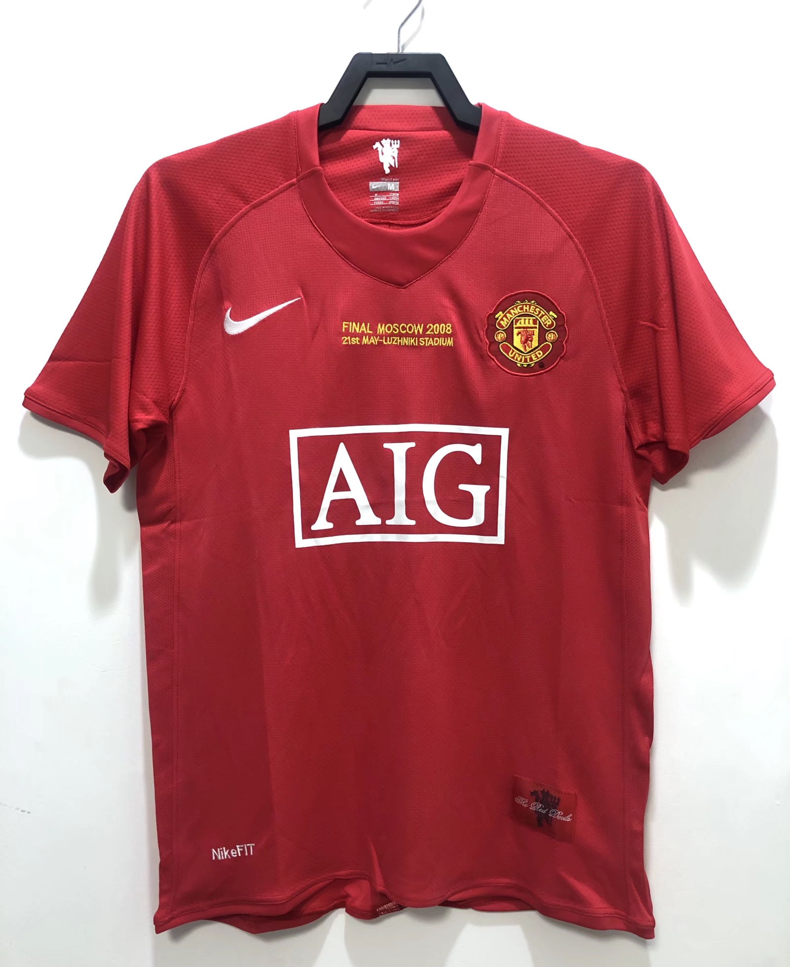 Manchester United Retro Jersey Home UCL Final 2007/08