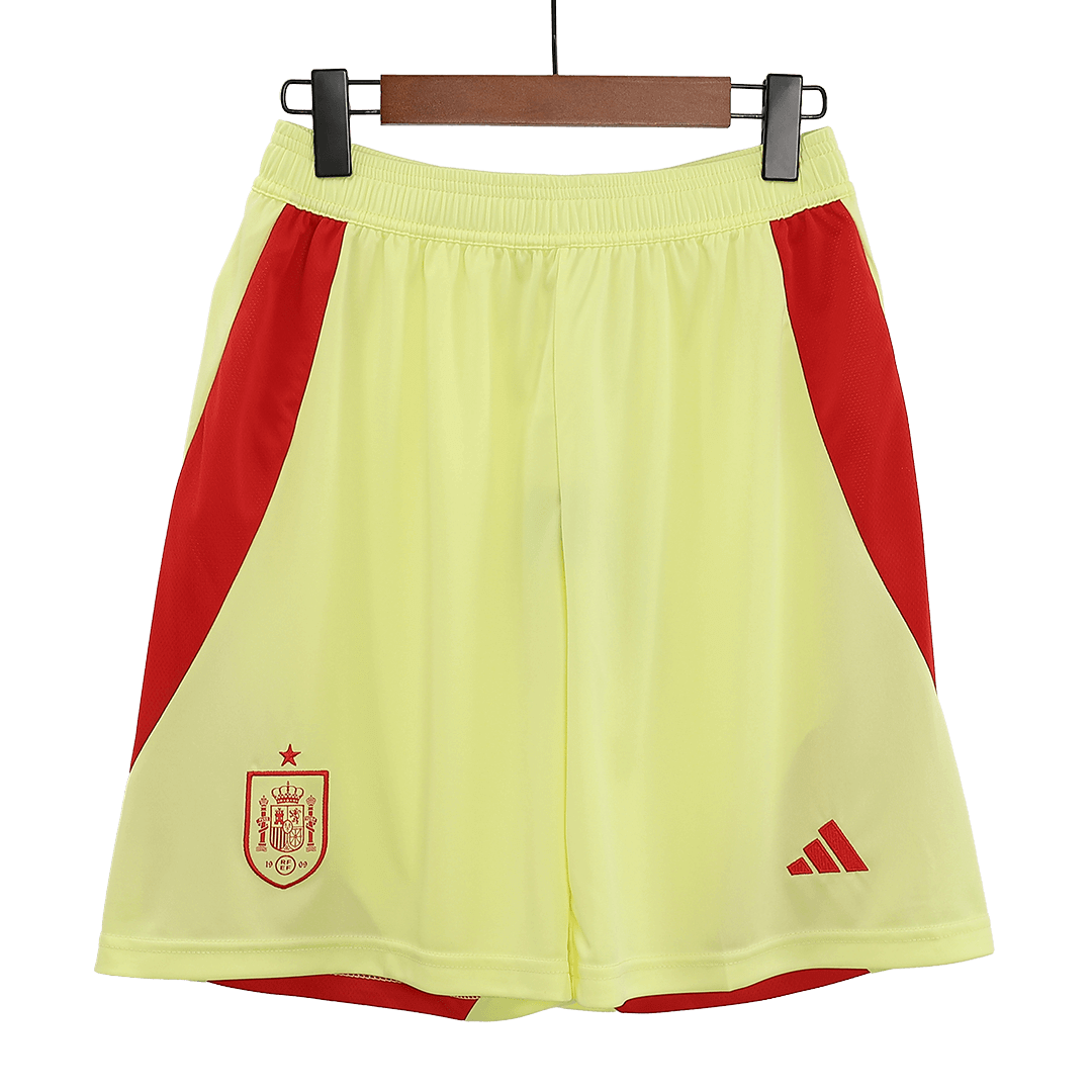 Spain Away Soccer Shorts Euro 2024