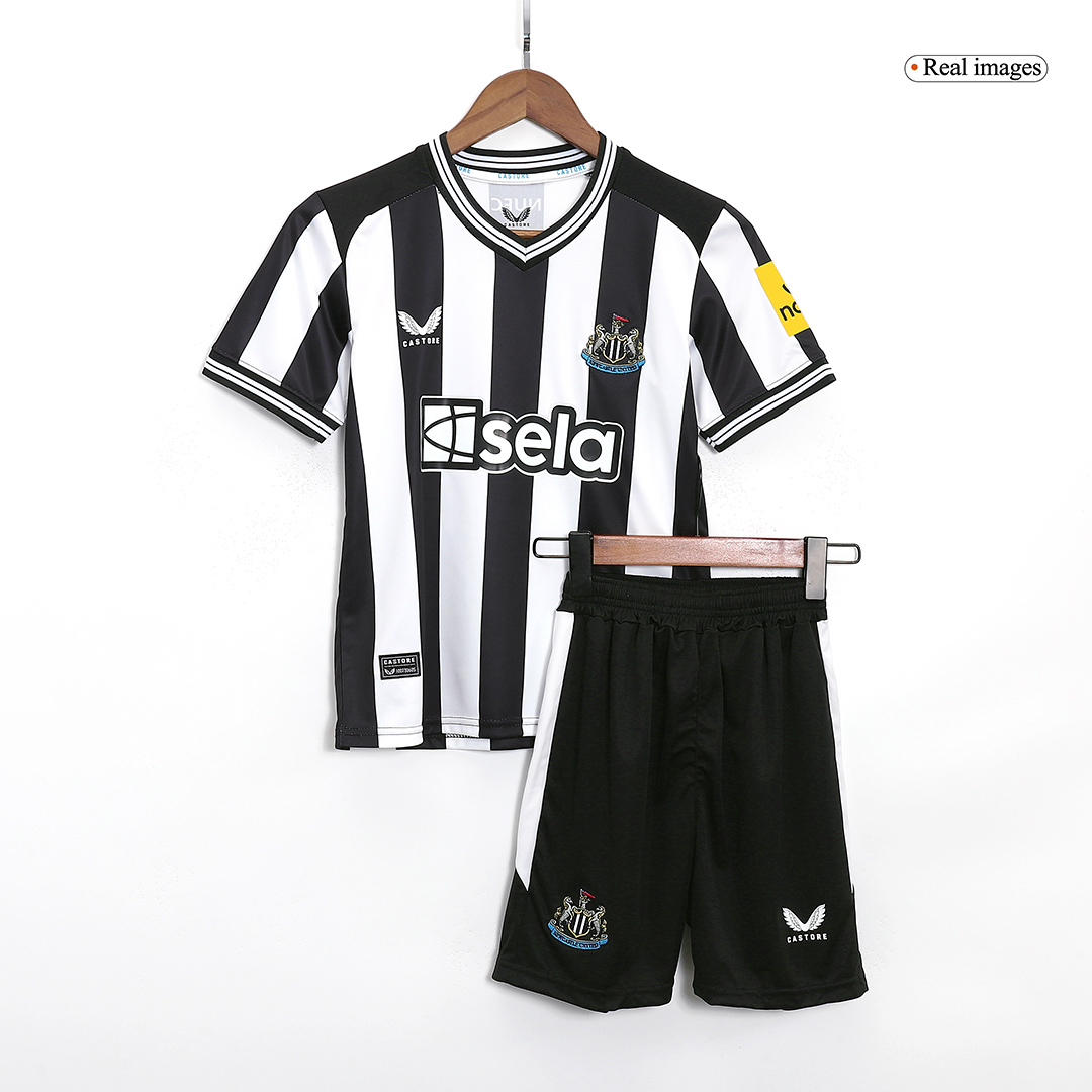 Kids Newcastle Home Kit Jersey+Shorts 2023/24