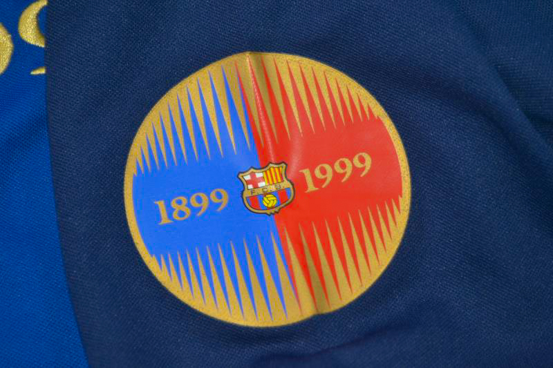 Barcelona Retro Home Long Sleeve Jersey 1999/00