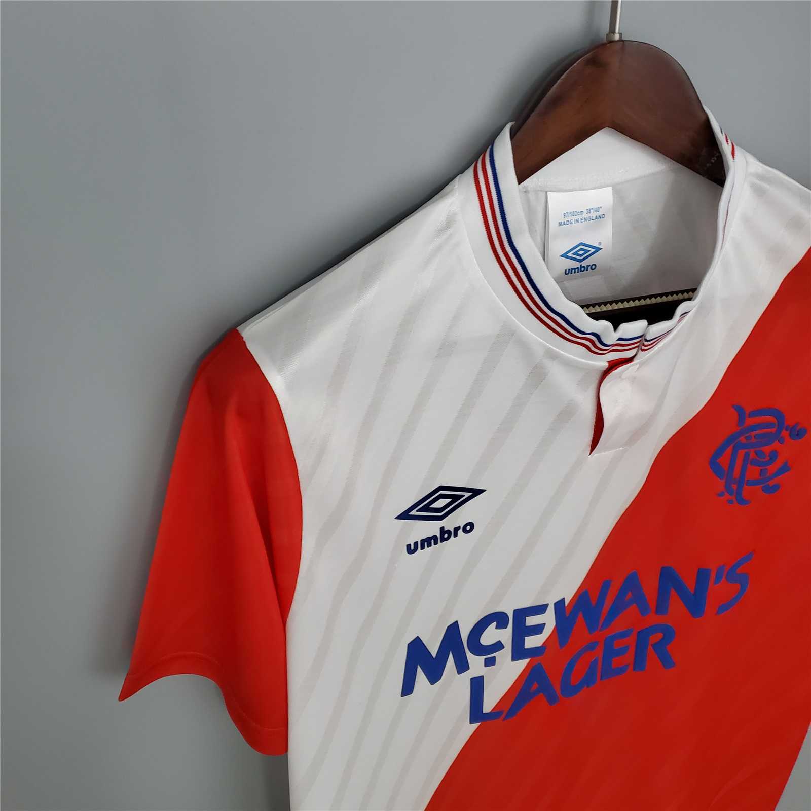 Glasgow Rangers Retro Jersey Away 1987/88