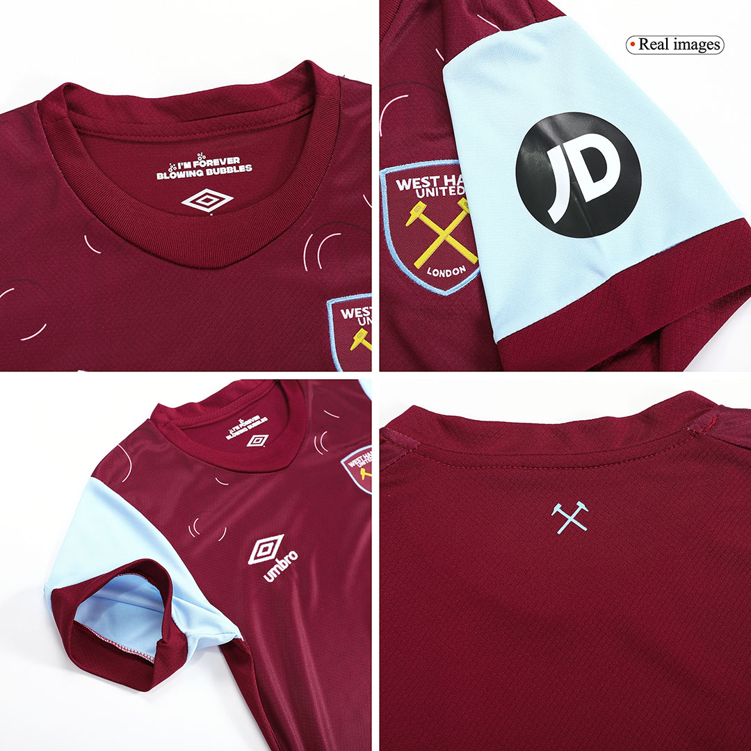 Kids West Ham United Home Kit Shirt+Shorts 2023/24