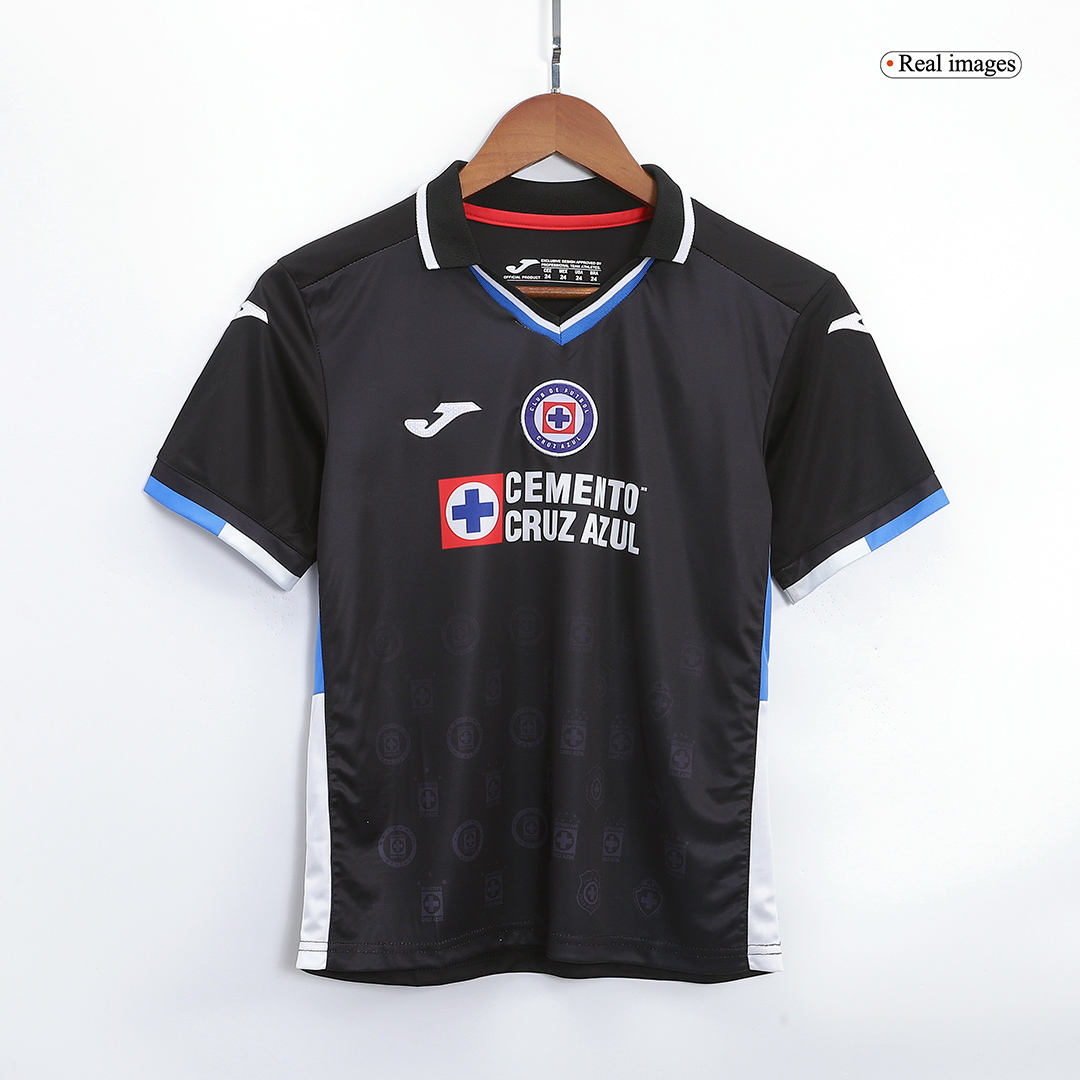 Cruz Azul Kids Soccer Jersey Third Away Kit(Jersey+Shorts) Replica 2022/23