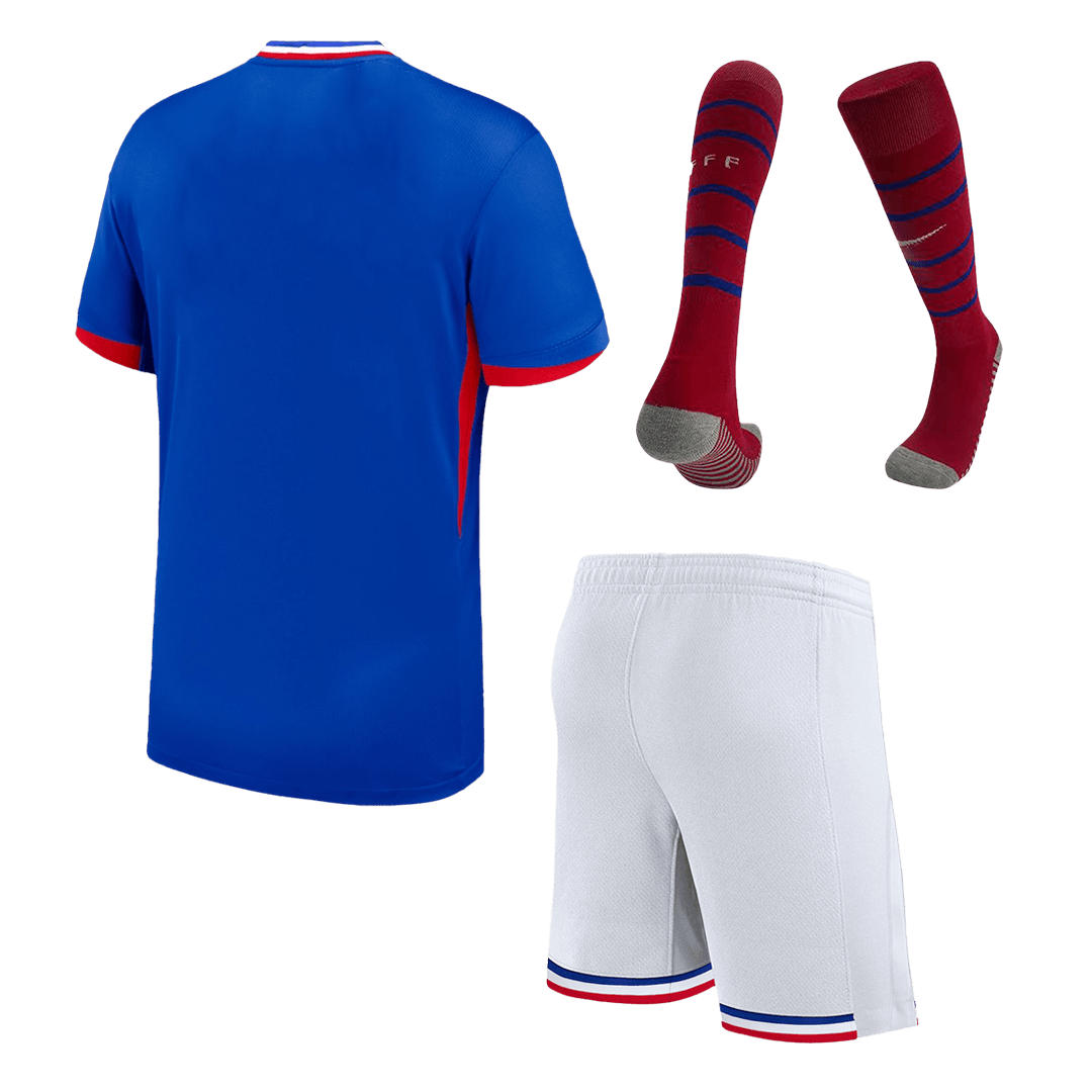 France Home Whole Kit(Jersey+Shorts+Socks) Euro 2024