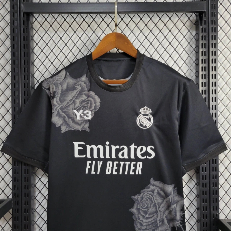 Real Madrid Y-3 Fourth Jersey Black Kit 23/24
