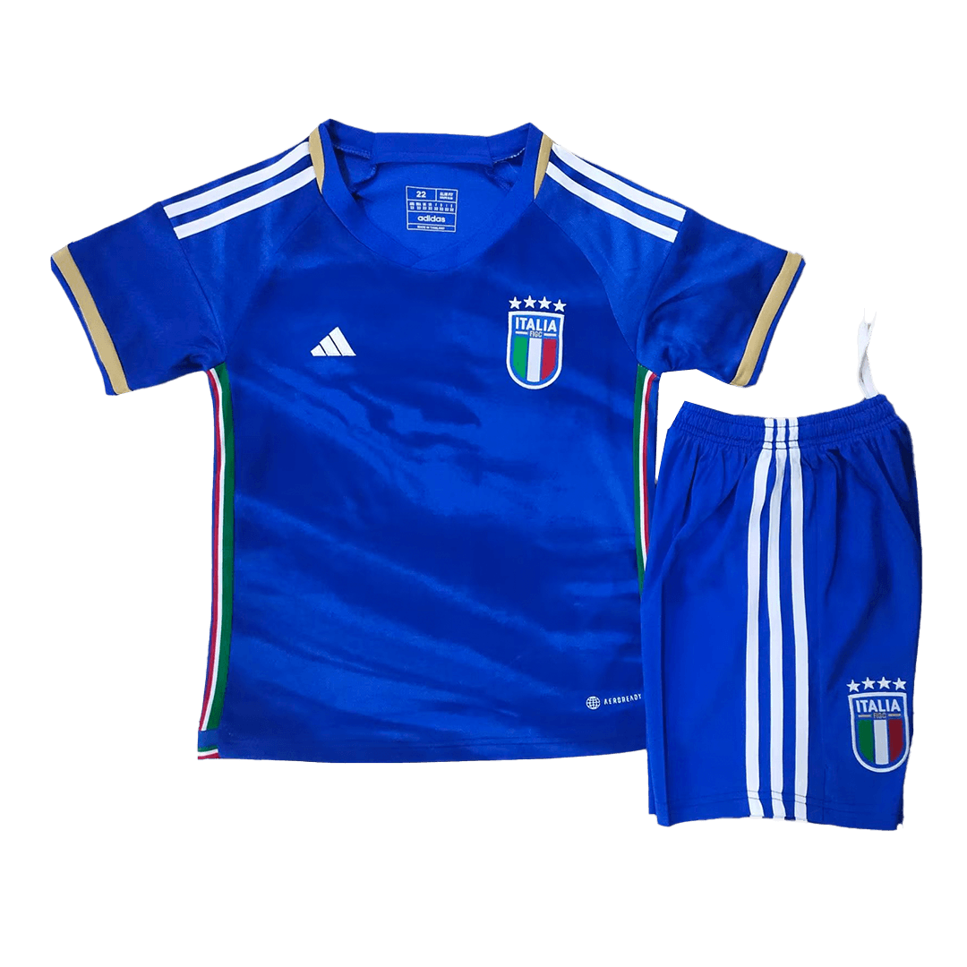 Kids Italy Home Jersey Kit Replica 2023